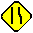lane ends