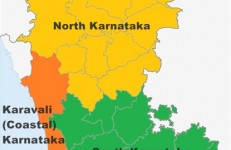 Karnataka poll prediction 2018, Karnataka Map. Image created by Raghu Naik NC