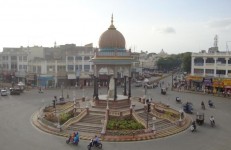 Krishna Raja Wodiyar circle, Mysore. Image source skyscrapercity.com