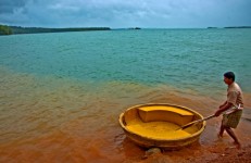 honnemoredu boat ride, Shimoga