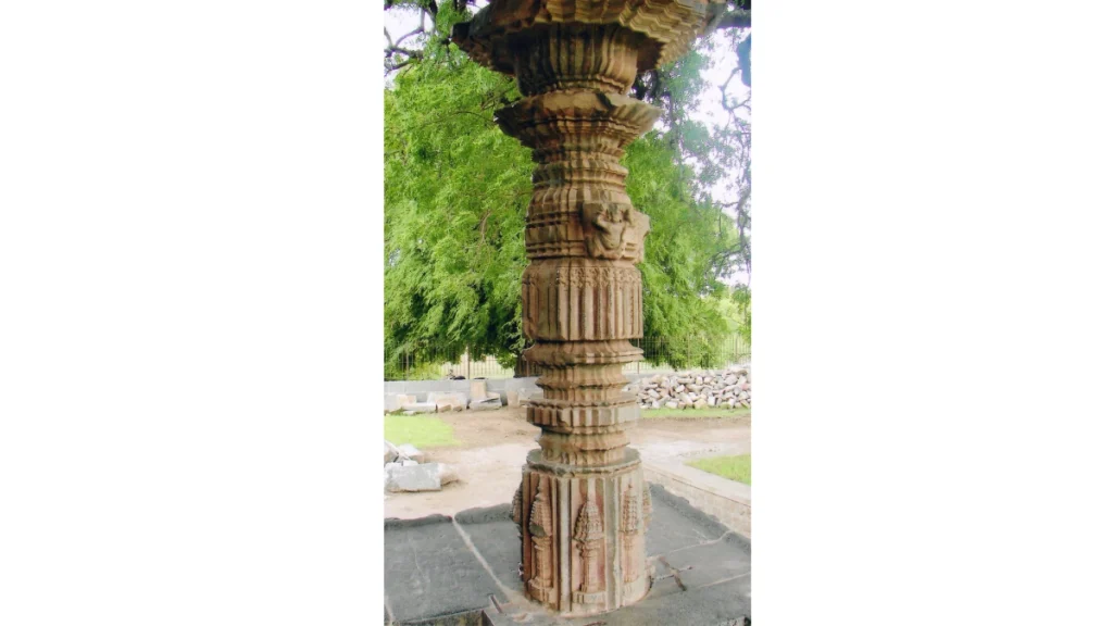 Doddabasappa Temple Porch Half Pillar.
