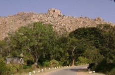 Trekking at Antaragange, near Kolar