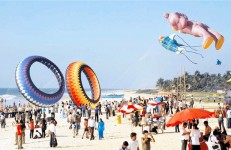 Karnataka Tourism, Kite Festival at Panambur Beach, Mangaluru. Image Source canaracollege.com