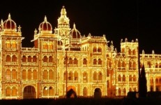 Mysore Palace, sightseeing mysore Mysore Palace on a Sunday night