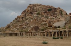 Hampi Bazaar. Photographer Bryce Edwards