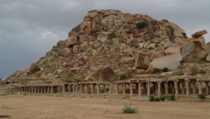 Hampi Bazaar. Photographer Bryce Edwards