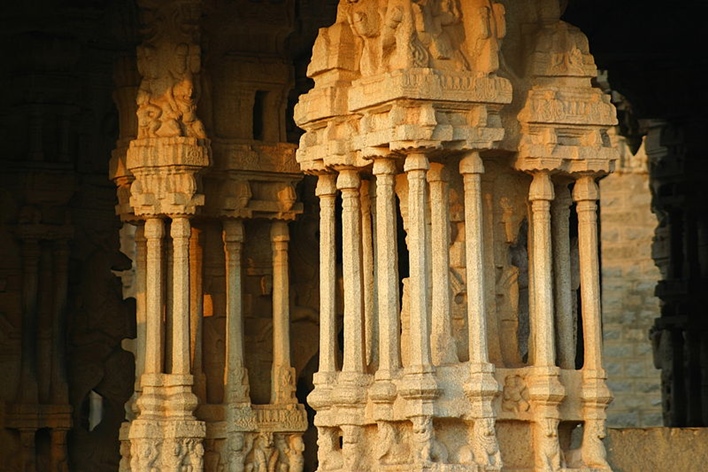 facts about Hampi, music pillars hampi