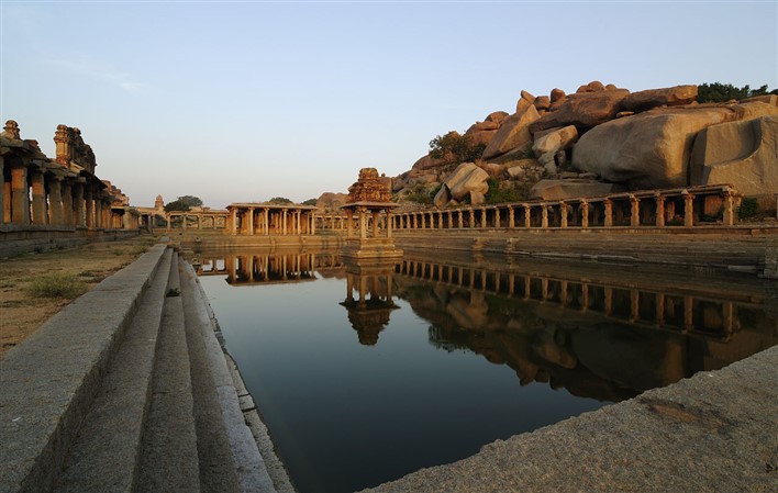 Krishna Pushkarani - Hampi Ruins. Photographer Sandip Dey Krishna Pushkarani - Hampi Ruins. Photographer Sandip Dey