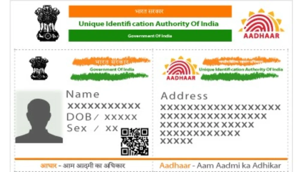 A-sample-of-Aadhaar-card A sample of Aadhaar card