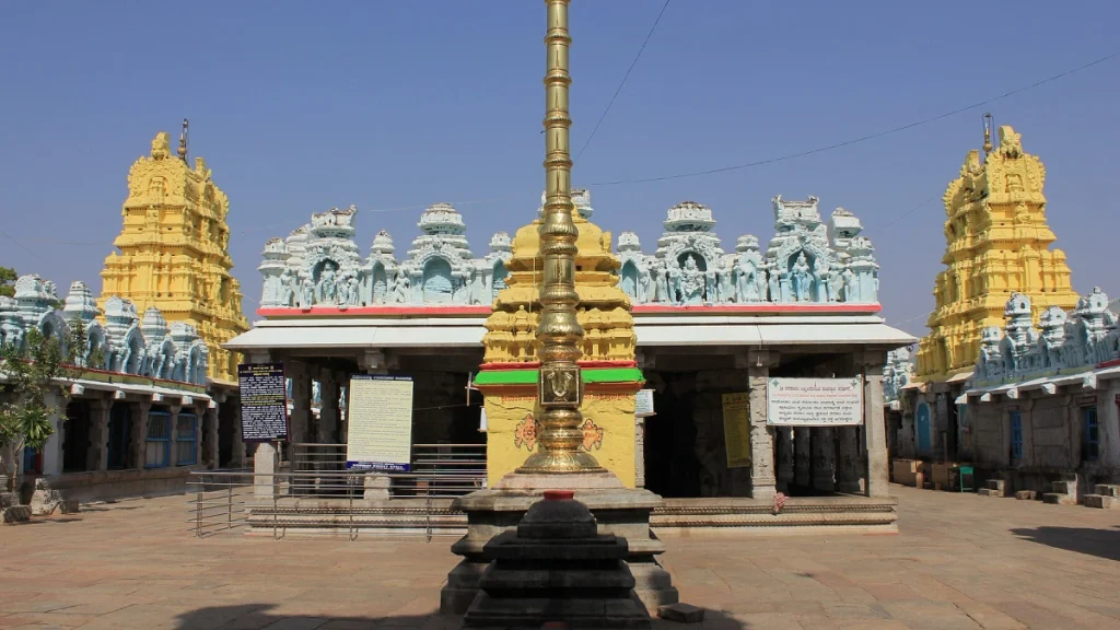 View of Kanakachalapathi temple at Kanakagiri in the Koppal