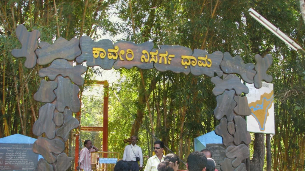 Hanging-Bridge-at-Nisargadhama Hanging Bridge at Nisargadhama.