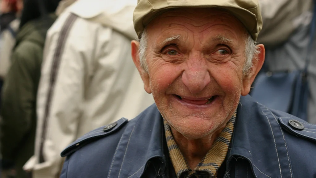 Happy-old-man Happy old man
