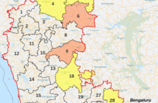 Karnataka Parliamentary Constituency map