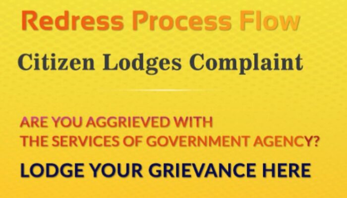 CPGRAMS Portal Complaint. Source CPGRAMS
