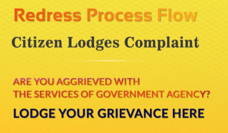 CPGRAMS Portal Complaint. Source CPGRAMS