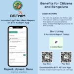 BTP's E-Accident Report on ASTraM App. Source DCP South Traffic, X