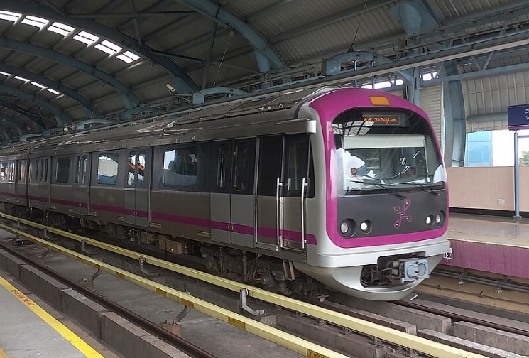 Bangalore Metro Purple Line. Source Sameer2905