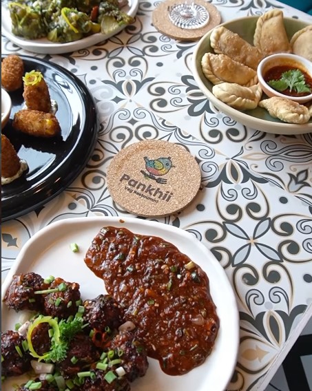 Pankhii Vegetarian Restaurant, Mysore. Source Pankhii, Instagram