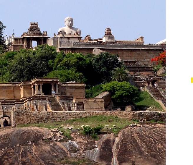 Vindhyagiri and Chandragiri hills, Shravanabelagola. Source Ananth H V